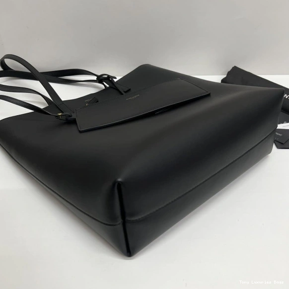 Tony Luxuries SAINT LAURENT LEATHER YSL SHOPPING 0727